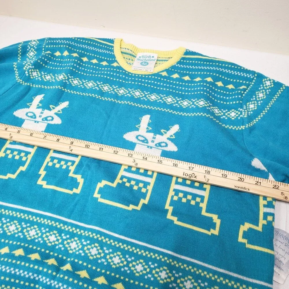Blink Marketing Christmas Holiday Sweater Size Large - Picture 9 of 11